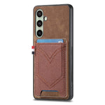 Custodia per cellulare in pelle con texture denim con slot per schede, For Samsung Galaxy A57 5G, For Samsung Galaxy A37 5G, For Samsung Galaxy S25 Edge 5G, For Samsung Galaxy A56 5G