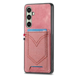 Custodia per cellulare in pelle con texture denim con slot per schede, For Samsung Galaxy A57 5G, For Samsung Galaxy A37 5G, For Samsung Galaxy S25 Edge 5G, For Samsung Galaxy A56 5G