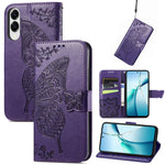 Custodia per telefono in pelle con motivo farfalla amore fiore goffrato, For Samsung Galaxy A57 5G, For Samsung Galaxy A37 5G, For Samsung Galaxy S25 Edge 5G