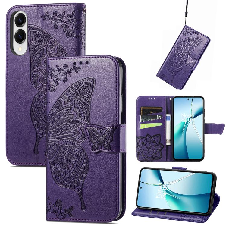 Custodia per telefono in pelle con motivo farfalla amore fiore goffrato, For Samsung Galaxy A57 5G, For Samsung Galaxy A37 5G, For Samsung Galaxy S25 Edge 5G