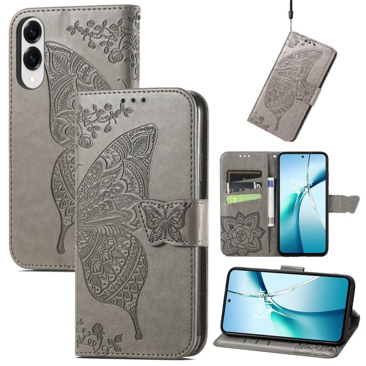 Custodia per telefono in pelle con motivo farfalla amore fiore goffrato, For Samsung Galaxy A57 5G, For Samsung Galaxy A37 5G, For Samsung Galaxy S25 Edge 5G