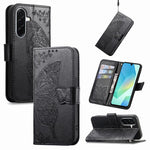 Custodia per telefono in pelle con motivo farfalla amore fiore goffrato, For Samsung Galaxy A56 5G, For Samsung Galaxy A26, For Samsung Galaxy A36 5G