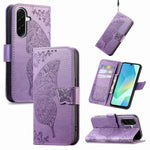 Custodia per telefono in pelle con motivo farfalla amore fiore goffrato, For Samsung Galaxy A56 5G, For Samsung Galaxy A26, For Samsung Galaxy A36 5G