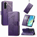 Custodia per telefono in pelle con motivo farfalla amore fiore goffrato, For Samsung Galaxy A57 5G, For Samsung Galaxy A37 5G, For Samsung Galaxy S25 Edge 5G