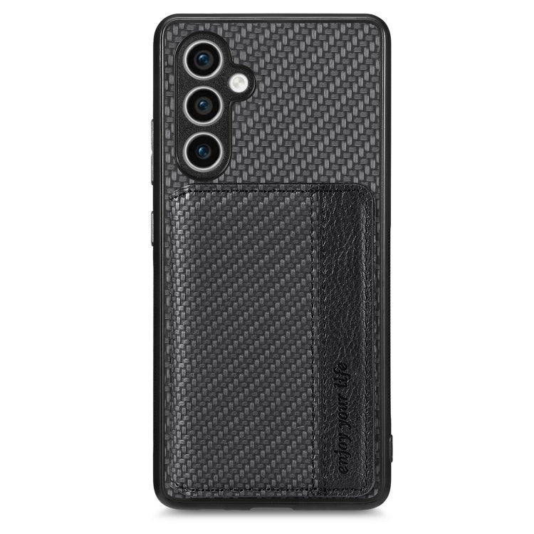 Custodia per telefono con blocco RFID per porta carte magnetiche in fibra di carbonio, For Samsung Galaxy S24 Ultra 5G, For Samsung Galaxy S24+ 5G, For Samsung Galaxy S24 5G, For Samsung Galaxy S23 FE 5G