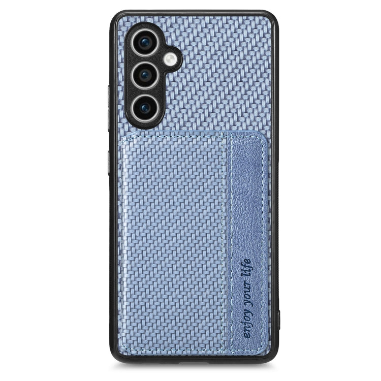 Custodia per telefono con blocco RFID per porta carte magnetiche in fibra di carbonio, For Samsung Galaxy S24 Ultra 5G, For Samsung Galaxy S24+ 5G, For Samsung Galaxy S24 5G, For Samsung Galaxy S23 FE 5G
