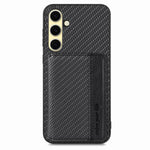 Custodia per telefono con blocco RFID per porta carte magnetiche in fibra di carbonio, For Samsung Galaxy A36, For Samsung Galaxy S25 5G, For Samsung Galaxy S25+ 5G, For Samsung Galaxy S25 Ultra 5G