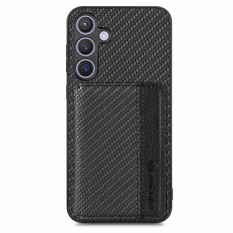 Custodia per telefono con blocco RFID per porta carte magnetiche in fibra di carbonio, For Samsung Galaxy A57 5G, For Samsung Galaxy A37 5G, For Samsung Galaxy S25 Edge 5G, For Samsung Galaxy A56 5G