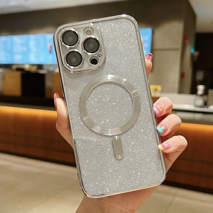 Custodia per telefono in TPU galvanico MagSafe Glitter, For iPhone 14 Pro, For iPhone 14 Pro Max, For iPhone SE 2022 / 7 / 8