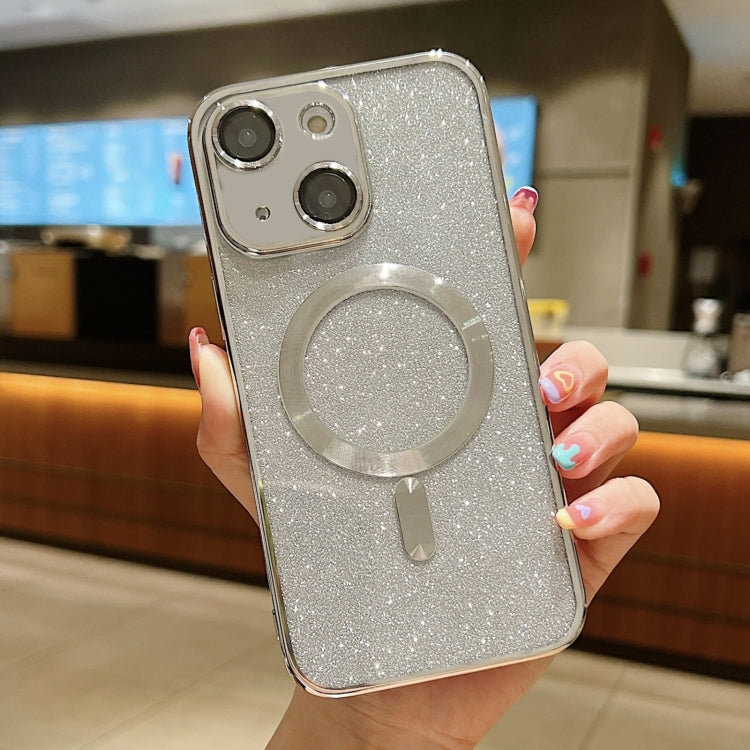 Custodia per telefono in TPU galvanico MagSafe Glitter, For iPhone 13 Pro Max, For iPhone 13 Pro, For iPhone 13