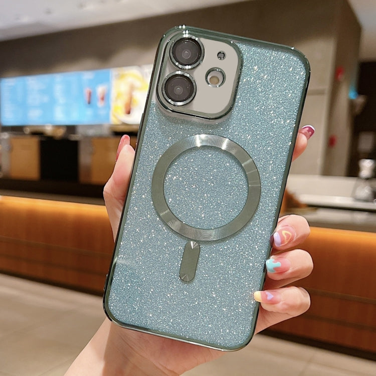 Custodia per telefono in TPU galvanico MagSafe Glitter, For iPhone 11 Pro Max, For iPhone 11, For iPhone 11 Pro