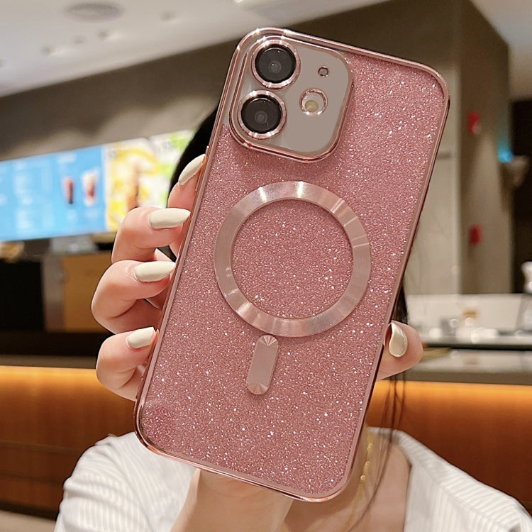 Custodia per telefono in TPU galvanico MagSafe Glitter, For iPhone 11 Pro Max, For iPhone 11, For iPhone 11 Pro