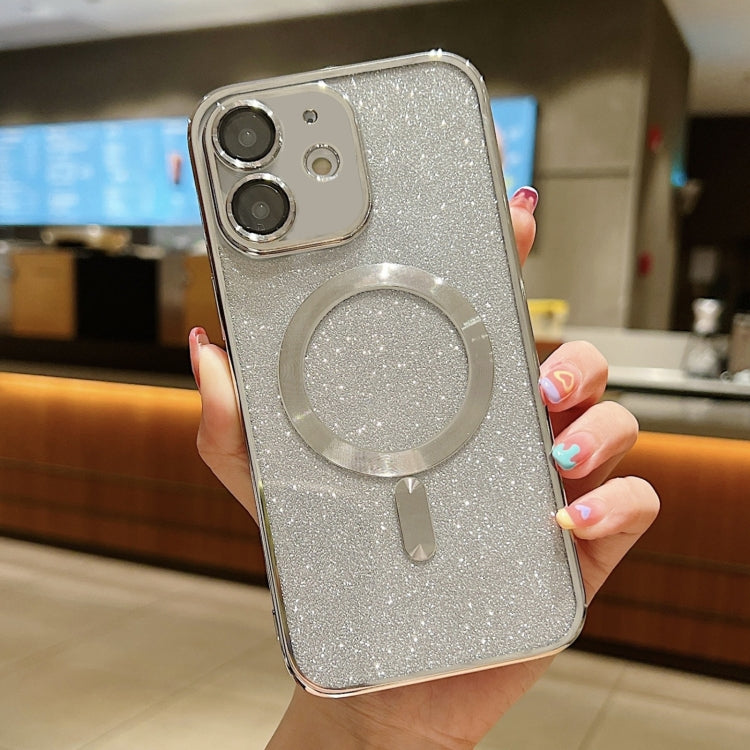 Custodia per telefono in TPU galvanico MagSafe Glitter, For iPhone 11 Pro Max, For iPhone 11, For iPhone 11 Pro