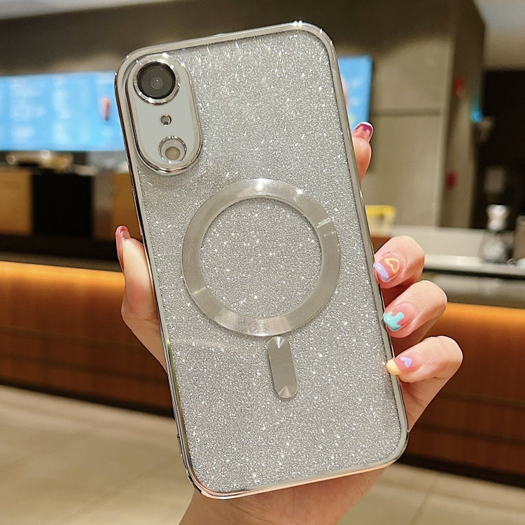 Custodia per telefono in TPU galvanico MagSafe Glitter, For iPhone X / XS, For iPhone XR, For iPhone XS Max
