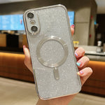 Custodia per telefono in TPU galvanico MagSafe Glitter, For iPhone X / XS, For iPhone XR, For iPhone XS Max