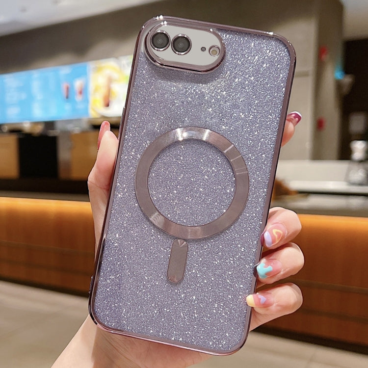 Custodia per telefono in TPU galvanico MagSafe Glitter, For iPhone 7 Plus / 8 Plus