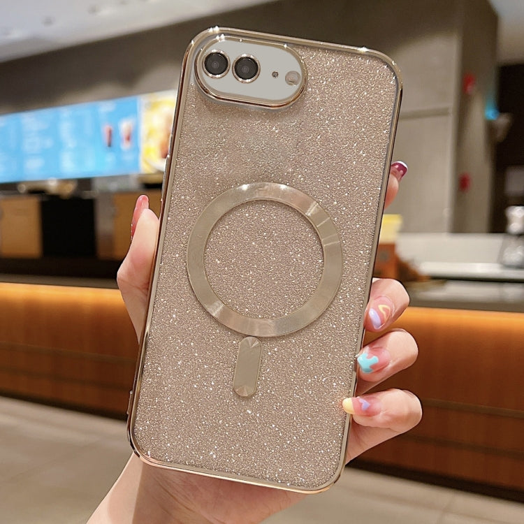 Custodia per telefono in TPU galvanico MagSafe Glitter, For iPhone 7 Plus / 8 Plus