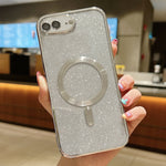 Custodia per telefono in TPU galvanico MagSafe Glitter, For iPhone 7 Plus / 8 Plus