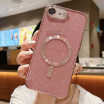 Custodia per telefono in TPU galvanico MagSafe Glitter, For iPhone 14 Pro, For iPhone 14 Pro Max, For iPhone SE 2022 / 7 / 8
