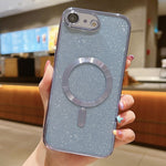 Custodia per telefono in TPU galvanico MagSafe Glitter, For iPhone 14 Pro, For iPhone 14 Pro Max, For iPhone SE 2022 / 7 / 8