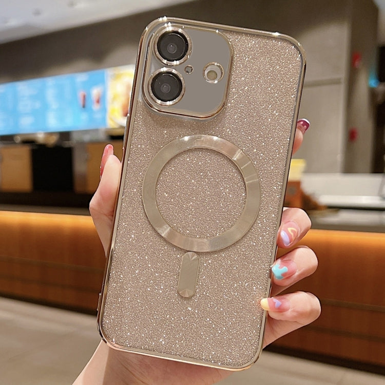 Custodia per telefono in TPU galvanico MagSafe Glitter, For iPhone 16 Pro, For iPhone 16 Plus, For iPhone 16