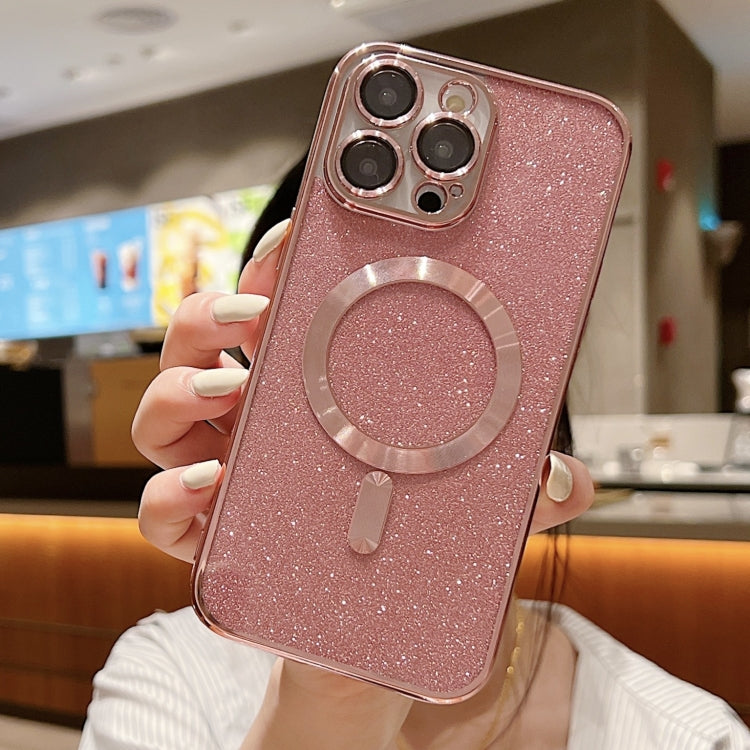 Custodia per telefono in TPU galvanico MagSafe Glitter, For iPhone 16 Pro, For iPhone 16 Plus, For iPhone 16