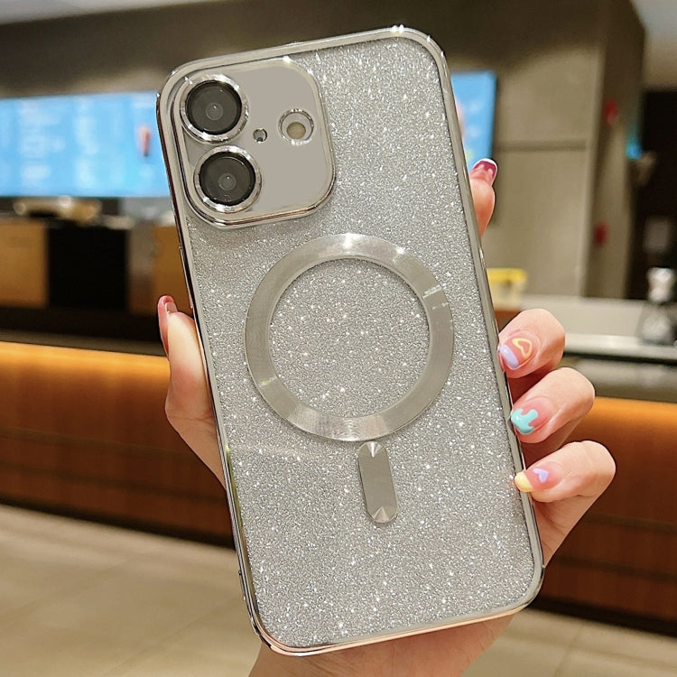 Custodia per telefono in TPU galvanico MagSafe Glitter, For iPhone 16 Pro, For iPhone 16 Plus, For iPhone 16