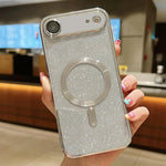 Custodia per telefono in TPU galvanico MagSafe Glitter, For iPhone 17, For iPhone Air, For iPhone 16 Pro Max