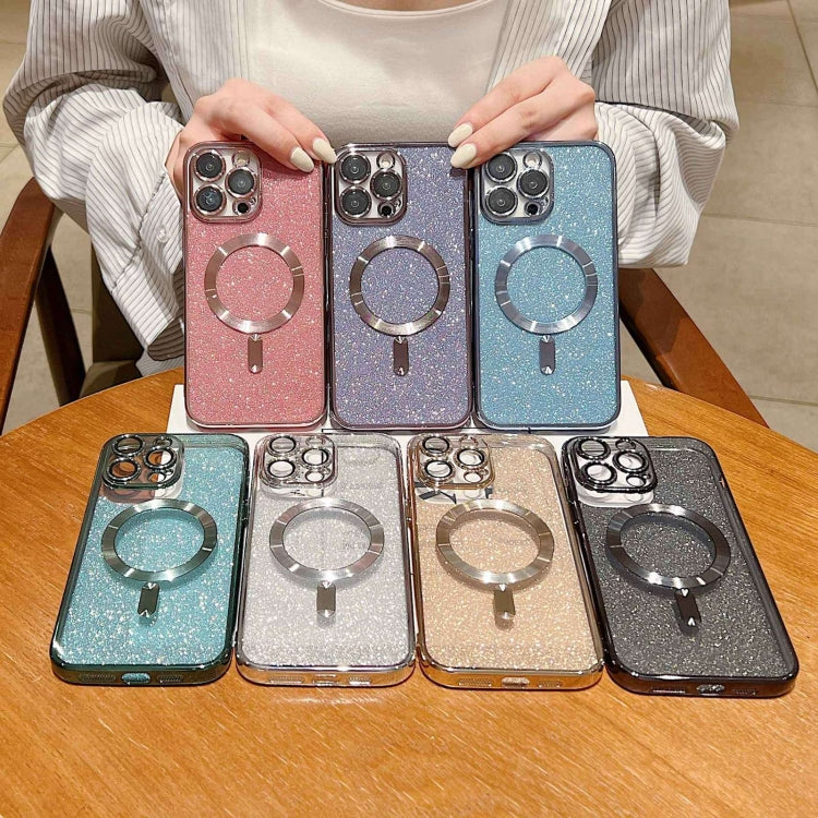 Custodia per telefono in TPU galvanico MagSafe Glitter, For iPhone 7 Plus / 8 Plus