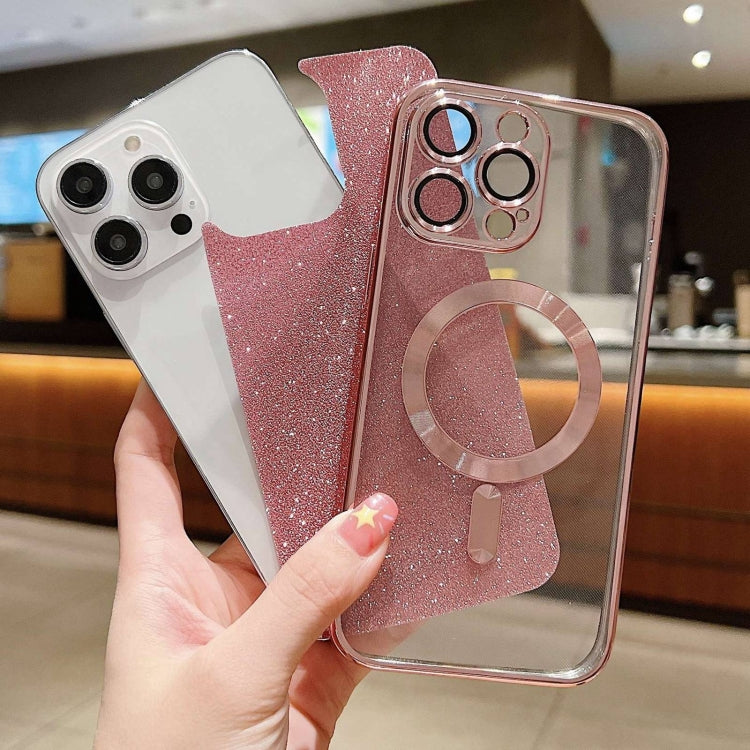 Custodia per telefono in TPU galvanico MagSafe Glitter, For iPhone X / XS, For iPhone XR, For iPhone XS Max