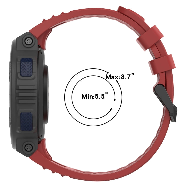 Cinturino per orologio in silicone tinta unita, For Amazfit Active Edge A2212