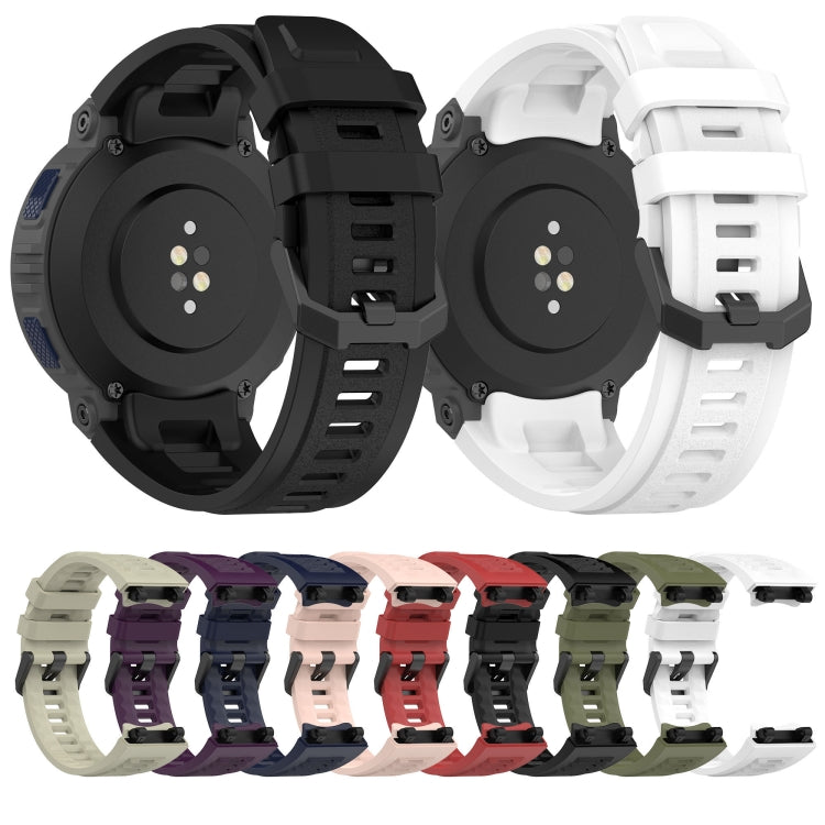 Cinturino per orologio in silicone tinta unita, For Amazfit Active Edge A2212