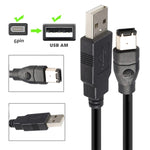 JUNSUNMAY Firewire IEEE 1394 Cavo convertitore adattatore da 6 pin maschio a USB 2.0 maschio, 1.8m, 3m, 4.5m