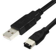 JUNSUNMAY Firewire IEEE 1394 Cavo convertitore adattatore da 6 pin maschio a USB 2.0 maschio, 1.8m, 3m, 4.5m