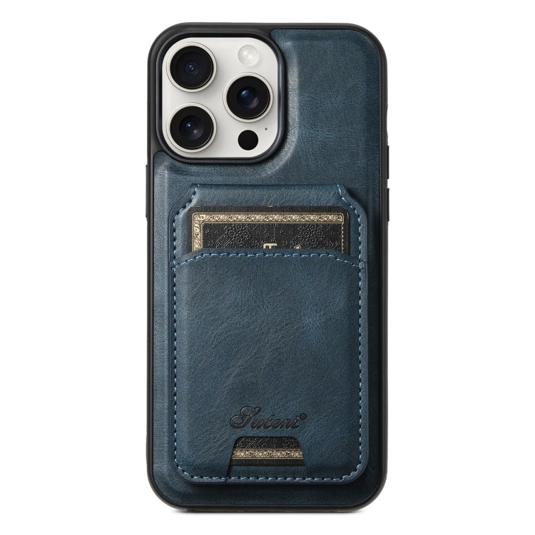 Custodia per telefono posteriore staccabile in pelle Suteni H15 MagSafe Oil Eax, For iPhone 15 Pro, For iPhone 15 Plus, For iPhone 15, For iPhone 14 Plus