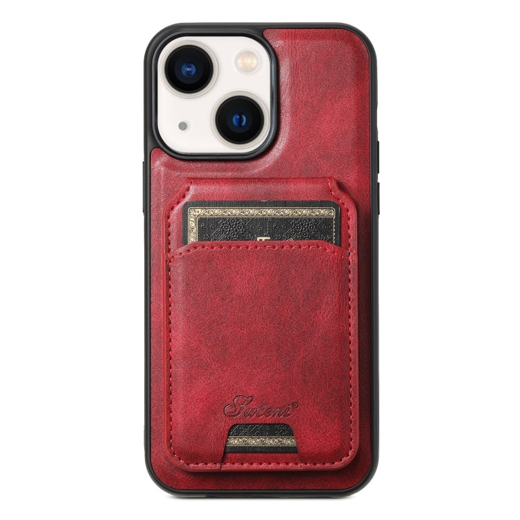 Custodia per telefono posteriore staccabile in pelle Suteni H15 MagSafe Oil Eax, For iPhone 15 Pro, For iPhone 15 Plus, For iPhone 15, For iPhone 14 Plus