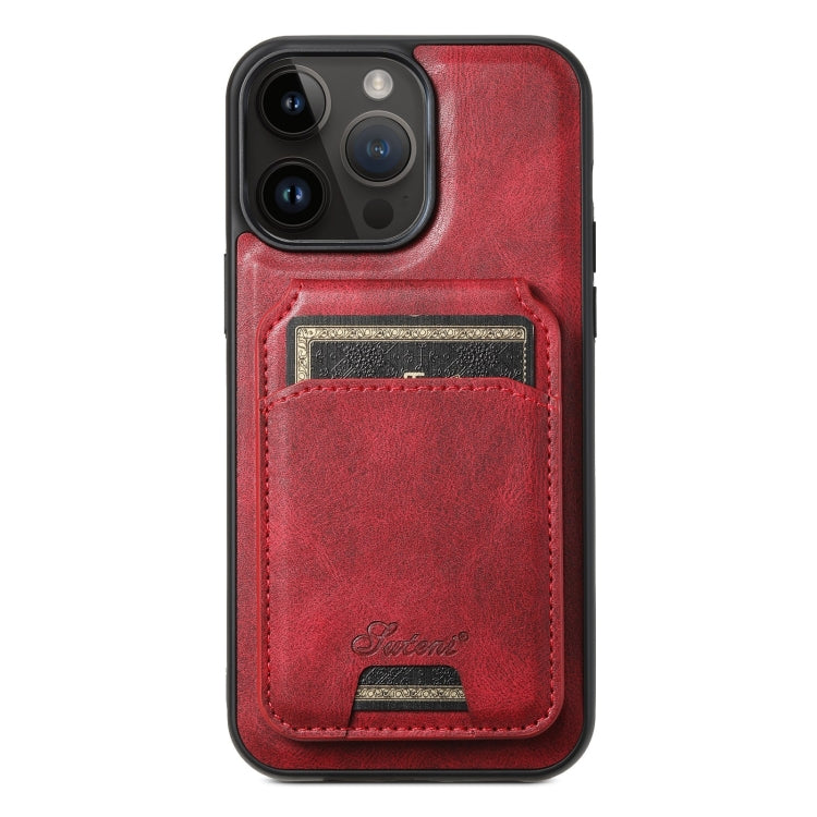 Custodia per telefono posteriore staccabile in pelle Suteni H15 MagSafe Oil Eax, For iPhone 14, For iPhone 14 Pro, For iPhone 14 Pro Max, For iPhone 13 Pro Max
