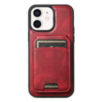 Custodia per telefono posteriore staccabile in pelle Suteni H15 MagSafe Oil Eax, For iPhone 13 Pro, For iPhone 13, For iPhone 12, For iPhone 12 Pro Max