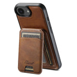 Custodia per telefono posteriore staccabile in pelle Suteni H15 MagSafe Oil Eax, For iPhone 12 Pro, For iPhone 17e / 16e
