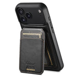 Custodia per telefono posteriore staccabile in pelle Suteni H15 MagSafe Oil Eax, For iPhone 18, For iPhone 18 Pro, For iPhone 18 Pro Max, For iPhone 17 Pro Max