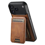 Custodia per telefono posteriore staccabile in pelle Suteni H15 MagSafe Oil Eax, For iPhone 18, For iPhone 18 Pro, For iPhone 18 Pro Max, For iPhone 17 Pro Max