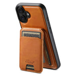 Custodia per telefono posteriore staccabile in pelle Suteni H15 MagSafe Oil Eax, For iPhone 18, For iPhone 18 Pro, For iPhone 18 Pro Max, For iPhone 17 Pro Max
