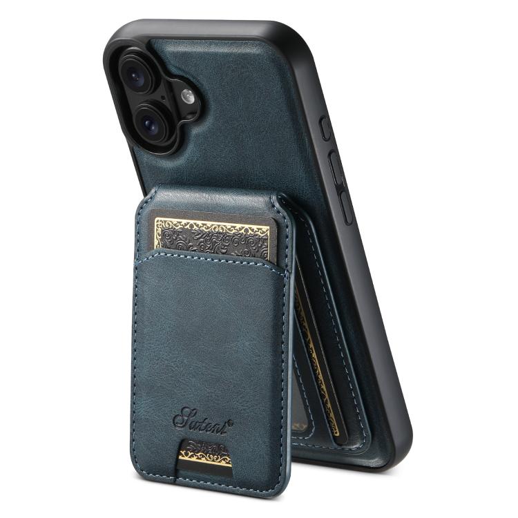 Custodia per telefono posteriore staccabile in pelle Suteni H15 MagSafe Oil Eax, For iPhone 18, For iPhone 18 Pro, For iPhone 18 Pro Max, For iPhone 17 Pro Max