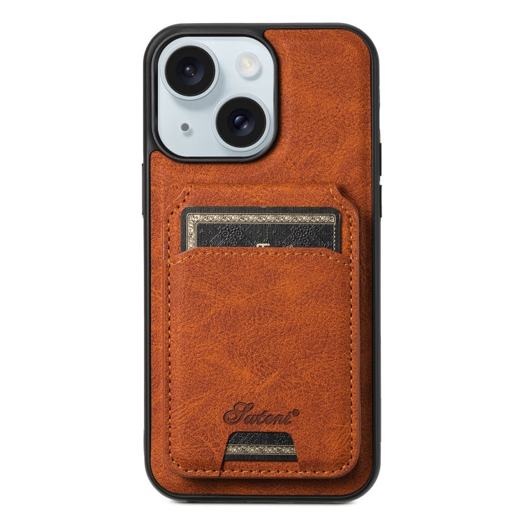 Custodia per telefono posteriore staccabile a portafoglio Suteni H16 Litchi Texture, For iPhone 15, For iPhone 14 Plus, For iPhone 14, For iPhone 14 Pro, For iPhone 14 Pro Max, For iPhone 13 Pro Max