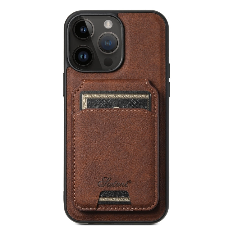 Custodia per telefono posteriore staccabile a portafoglio Suteni H16 Litchi Texture, For iPhone 13 Pro, For iPhone 13, For iPhone 12, For iPhone 12 Pro Max, For iPhone 12 Pro