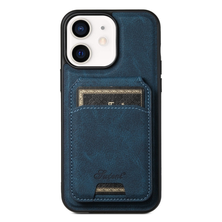 Custodia per telefono posteriore staccabile a portafoglio Suteni H16 Litchi Texture, For iPhone 13 Pro, For iPhone 13, For iPhone 12, For iPhone 12 Pro Max, For iPhone 12 Pro