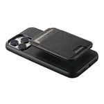 Custodia per telefono posteriore staccabile a portafoglio Suteni H16 Litchi Texture, For iPhone 12 Pro, For iPhone 17e / 16e