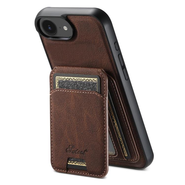 Custodia per telefono posteriore staccabile a portafoglio Suteni H16 Litchi Texture, For iPhone 17e / 16e, For iPhone 17 Pro Max, For iPhone 17 Pro, For iPhone 17, For iPhone Air, For iPhone 16 Pro Max