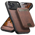 Custodia per telefono posteriore staccabile a portafoglio Suteni H16 Litchi Texture, For iPhone 17e / 16e, For iPhone 17 Pro Max, For iPhone 17 Pro, For iPhone 17, For iPhone Air, For iPhone 16 Pro Max