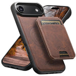 Custodia per telefono posteriore staccabile a portafoglio Suteni H16 Litchi Texture, For iPhone 16 Pro, For iPhone 16 Plus, For iPhone 16, For iPhone 15 Pro Max, For iPhone 15 Pro, For iPhone 15 Plus